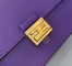 Fendi Kan U Bag In Purple Calfskin