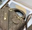 Dior Small Lady Dior My ABCDior Bag In Warm Taupe Cannage Lambskin