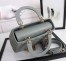 Dior Medium Lady Dior Bag with Enamel Charm In Grey Lambskin