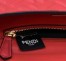 Fendi Baguette Chain Midi Bag In Red Nappa Leather