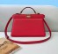 Fendi Peekaboo ISeeU East-West Bag In Red Nappa