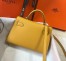 Hermes Kelly Mini II Bag In Yellow Epsom Leather