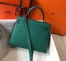 Hermes Kelly 25cm Sellier Bag In Malachite Epsom Leather