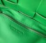 Bottega Veneta Cassett Bag In Green Intrecciato Lambskin