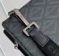 Dior A5 Triangle Pouch in Black CD Diamond Canvas