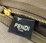 Fendi Medium Baguette Bag In Grey FF Canvas