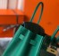 Hermes Birkin 35cm Bag In Malachite Clemence Leather