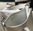 Hermes Evelyne III TPM Mini Bag In Pearl Grey Clemence Leather