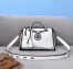 Fendi By The Way Medium Bag In White Printed Leather 