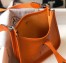 Hermes Evelyne III TPM Mini Bag In Orange Clemence Leather