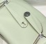 Hermes Lindy 26cm Bag In Vert Fizz Clemence Leather GHW