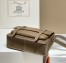 Hermes Steve 30 Messenger Bag in Taupe Clemence Leather