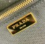 Prada Tote Bag In Wicker and Black Canvas