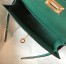 Hermes Kelly Mini II Bag In Malachite Epsom Leather