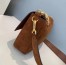 Fendi Medium Baguette Bag In Brown Suede Leather