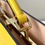 Fendi Peekaboo ISeeU East-West Bag In Yellow Nappa