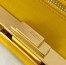 Fendi Peekaboo Medium Bag In Yellow Interlace Leather