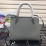 Prada Monochrome Bag In Grey Saffiano Leather