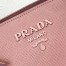 Prada Monochrome Bag In Nude Saffiano Leather