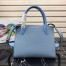 Prada Monochrome Bag In Pale Blue Saffiano Leather