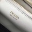 Prada Monochrome Bag In White Saffiano Leather