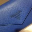 Prada Monochrome Top Handle Bag In Blue Saffiano Leather