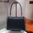 Prada Monochrome Top Handle Bag In Black Saffiano Leather