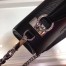 Prada Monochrome Top Handle Bag In Black Saffiano Leather