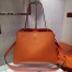 Prada Matinee Tote Bag In Orange Saffiano Leather