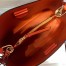 Prada Matinee Tote Bag In Orange Saffiano Leather