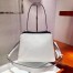 Prada Matinee Small Bag In White Saffiano Leather