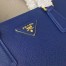 Prada Medium Galleria Bag In Blue Saffiano Leather