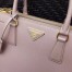 Prada Medium Galleria Bag In Pink Saffiano Leather