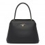 Prada Matinee Mini Bag In Black Saffiano Leather