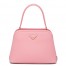 Prada Matinee Mini Bag In Pink Saffiano Leather