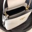 Prada Matinee Mini Bag In White Saffiano Leather