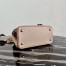 Prada Galleria Micro Bag In Beige Saffiano Leather