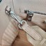 Prada Galleria Micro Bag In Beige Saffiano Leather