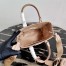 Prada Galleria Micro Bag In Beige Saffiano Leather