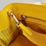 Prada Galleria Micro Bag In Yellow Saffiano Leather