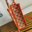 Prada Symbole Small Bag in Orange and White Jacquard Fabric