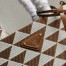 Prada Symbole Small Bag In White/Brown Jjacquard Fabric
