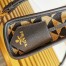 Prada Symbole Micro Bag In Black/Beige Jjacquard Fabric