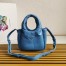 Prada Small Top-handle Bag in Blue Nappa Leather