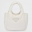 Prada Small Top-handle Bag in White Nappa Leather