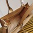 Prada Symbole Small Bag with Topstitching in Beige Leather