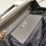 Prada Small Galleria Bag In Grey Saffiano Leather