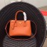 Prada Small Galleria Bag In Orange Saffiano Leather