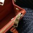 Prada Small Galleria Bag In Orange Saffiano Leather