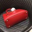 Prada Small Galleria Bag In Red Saffiano Leather